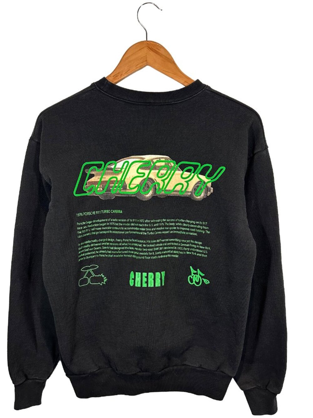 Cherry LA 'Stole My Pops Porsche' Crewneck Sweatshirt Size Mens S